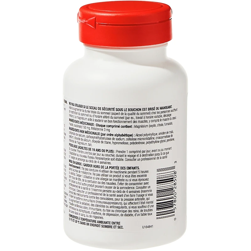 Magnésium 150 mg avec Mélatonine 3 mg