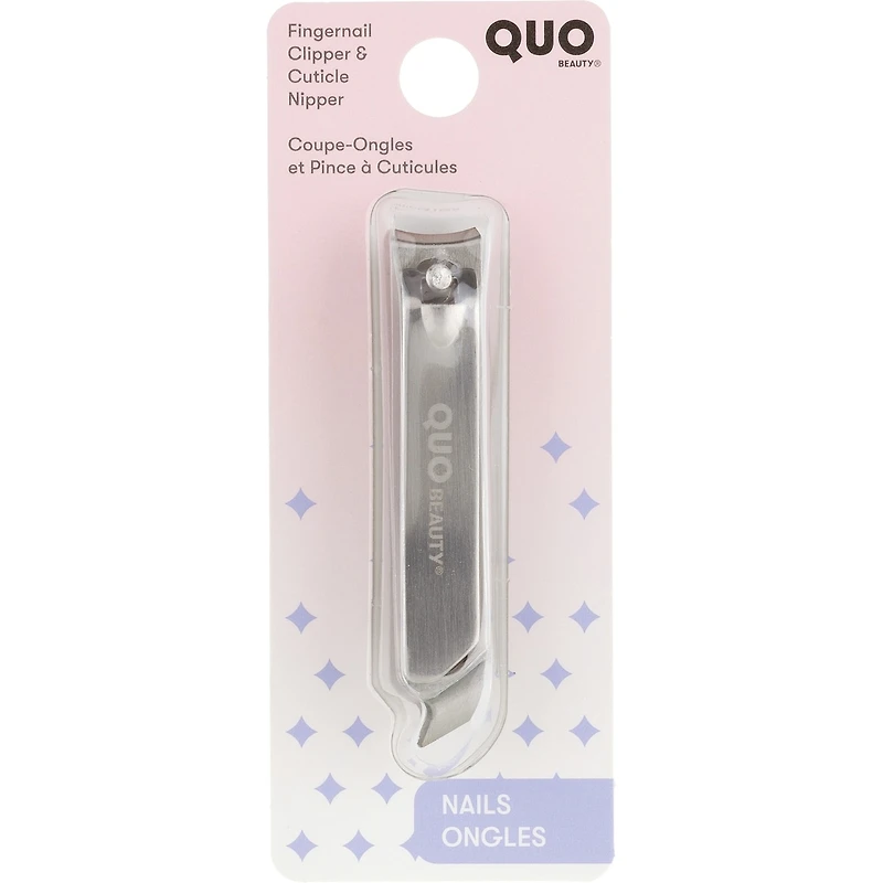 Double extrémité Coupe-ongles et pince à cuticules