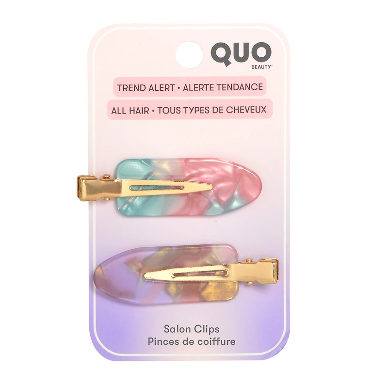 Creaslss Clips 2pk Marble Assorted