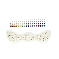 Ensemble de tatouage de taches de rousseurs temporaire et brillants pour le visage