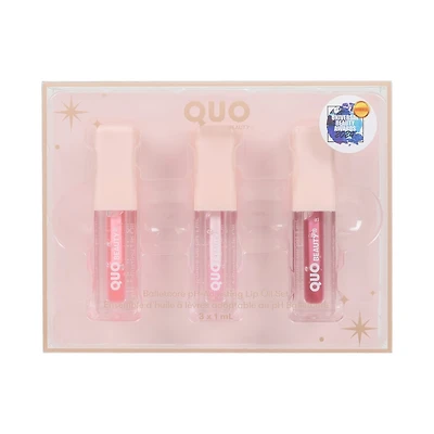 Ensemble d’huile à lèvres adaptable au pH Balletcore
