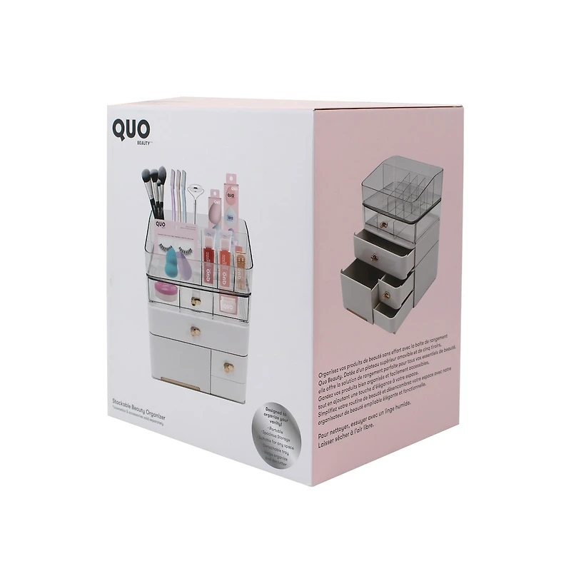 Organisateur de beauté empilable