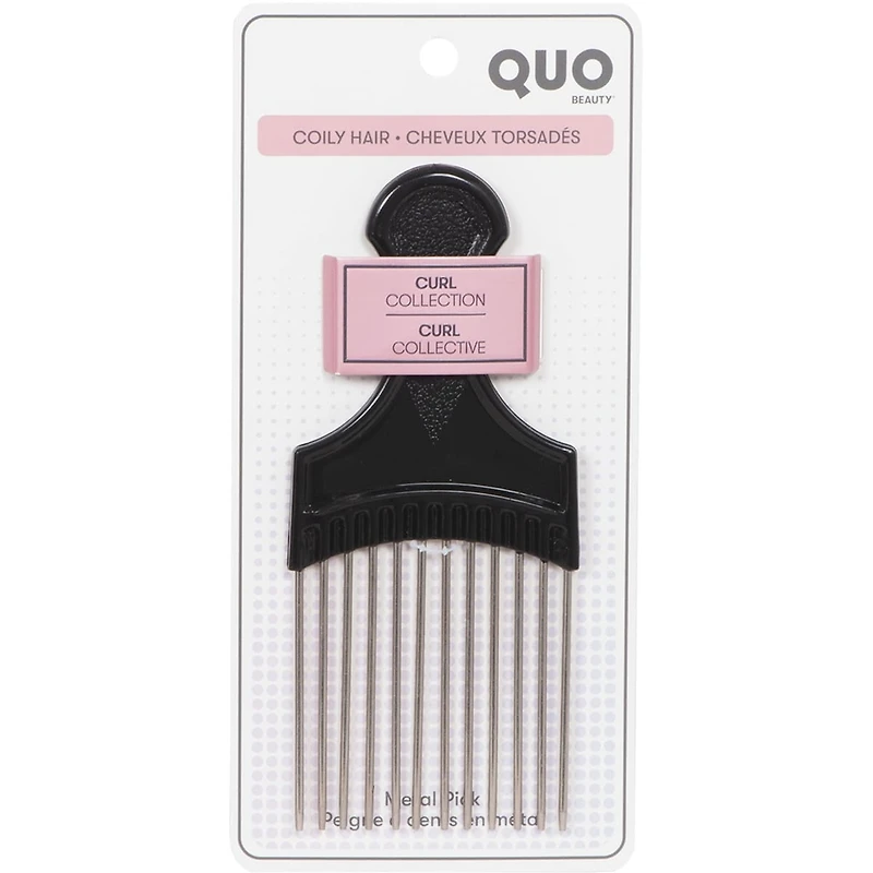 Peigne À Queue En Métal Texturée