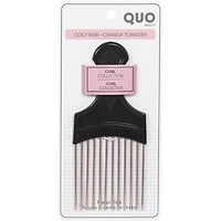 Peigne À Queue En Métal Texturée