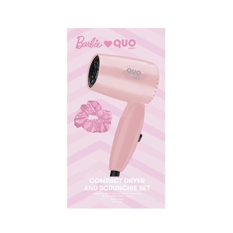 Ensemble De Sèche-cheveux Compact Et Chouchou