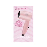Compact Dryer And Scrunchie Set
