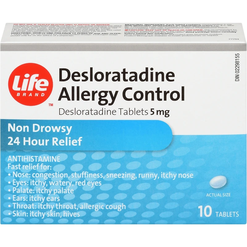 DESLORATADINE ALLERGY CONTROL Desloratadine Tablets 5mg