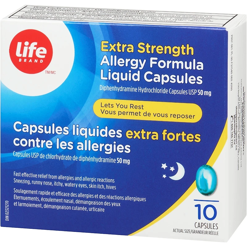 LB Allergy Formula Liq Caps XS