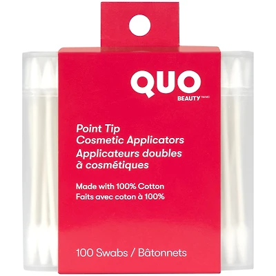 Point tip cosmetic applicators