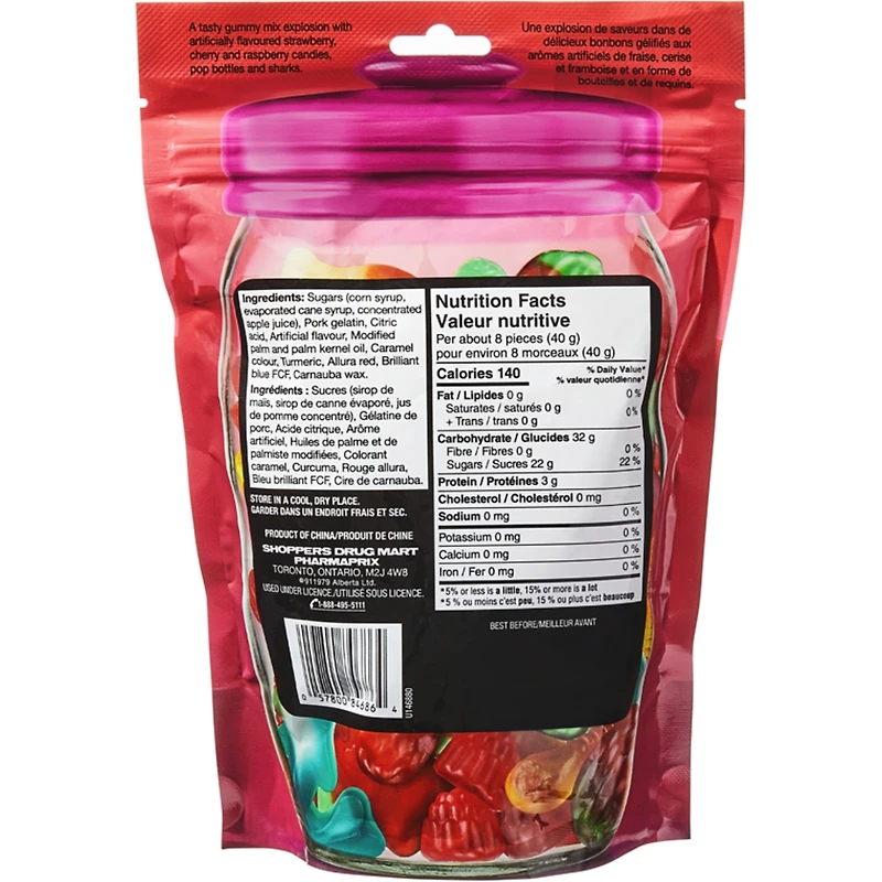 Bonbons gélifiés variés