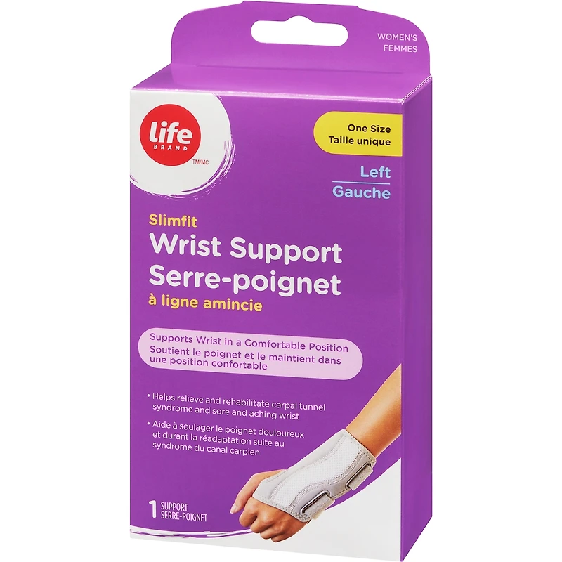 Lifebrand Women's Wrist Support Left