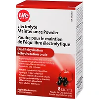 Poudre pour maintien des électrolytes