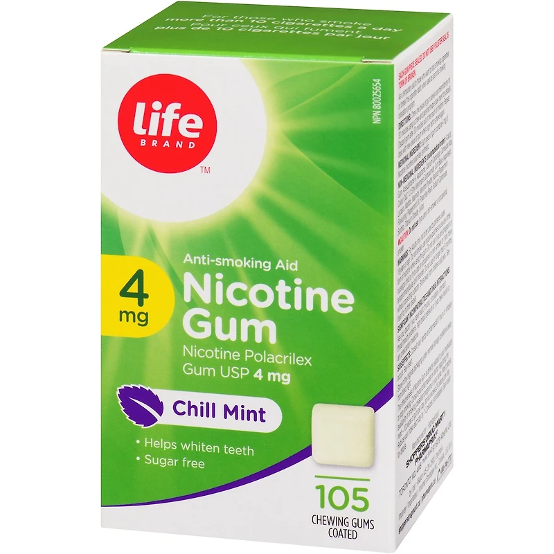LB Gomme de nicotine Frissons de menthe 4mg