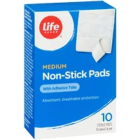 LB Sterile Nonstick Pads with Adhesive Tabs