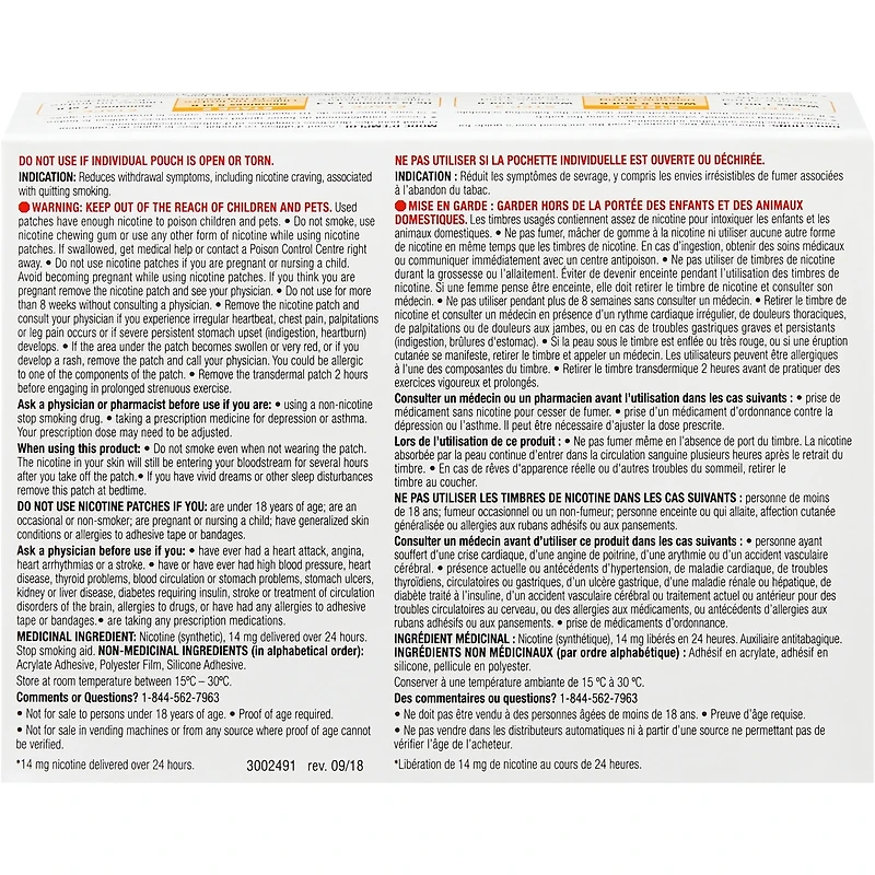 Lb Nicotne Ptch 14mg Stp 2 Clr