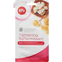 Raffermissant masque en feuille pour le visage, extraits de gelée royale et de baobab