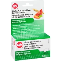 Comprimés d’enzymes alpha-galactosidase