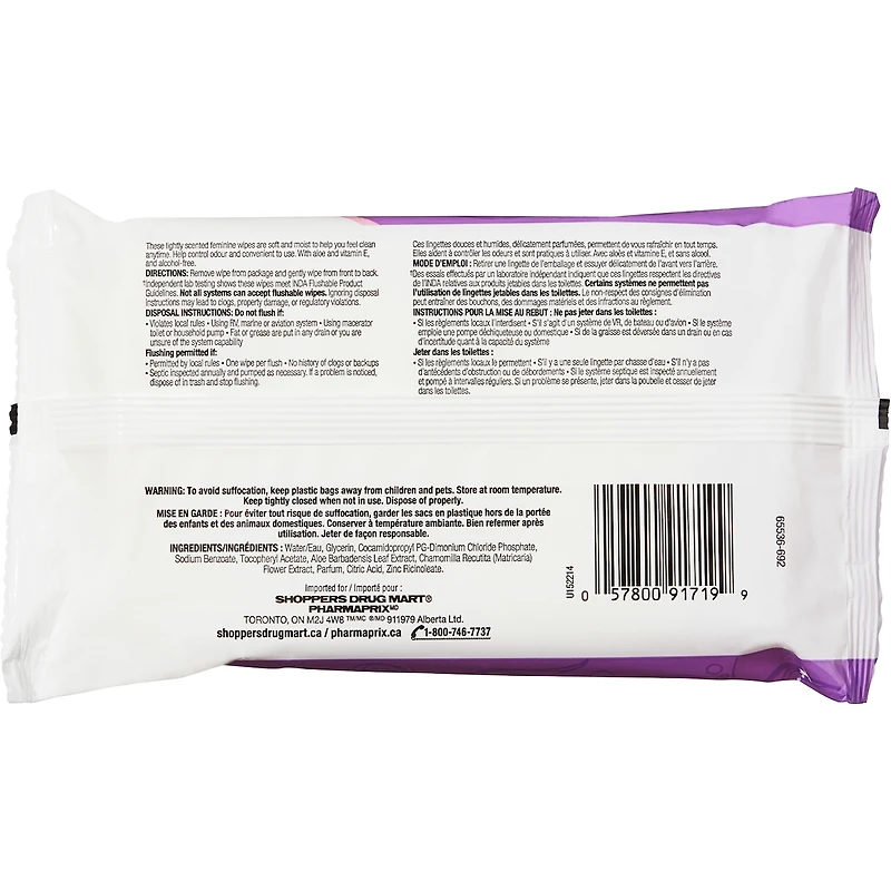 LB lingettes féminines