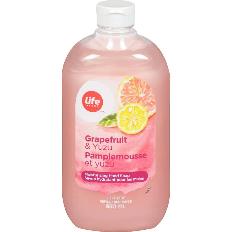 Pamplemousse et Yuzu Savon hydratante pour les mains