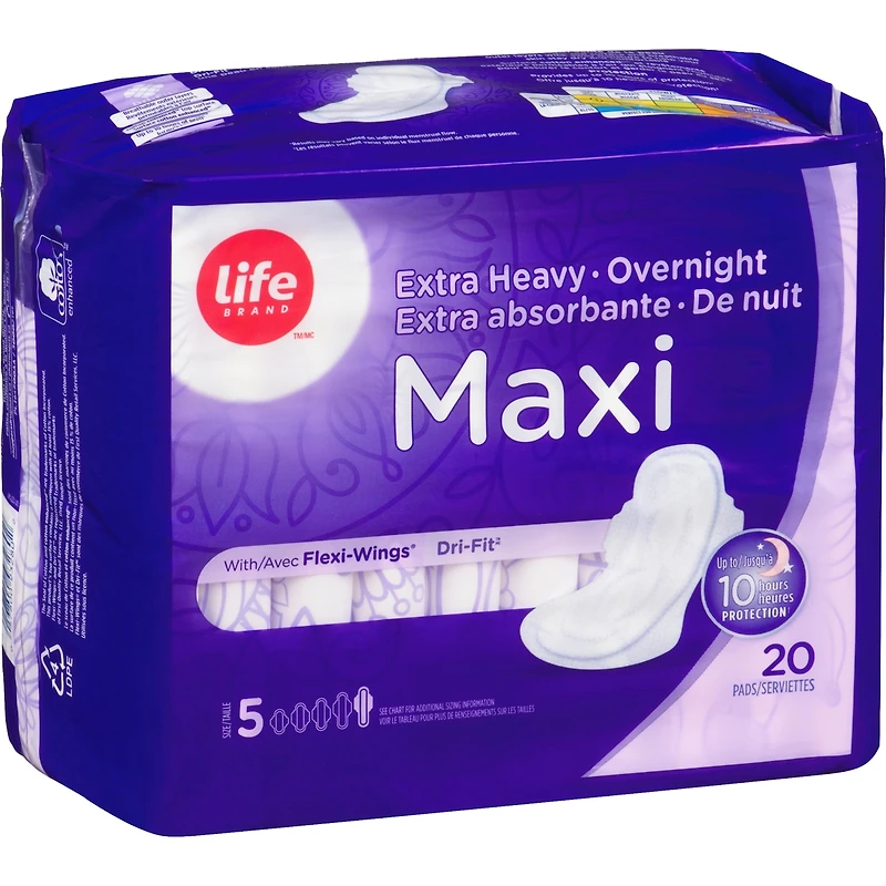 LB Maxi extra absorbante de nuit avec ailes