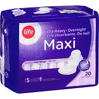 LB Maxi extra absorbante de nuit avec ailes
