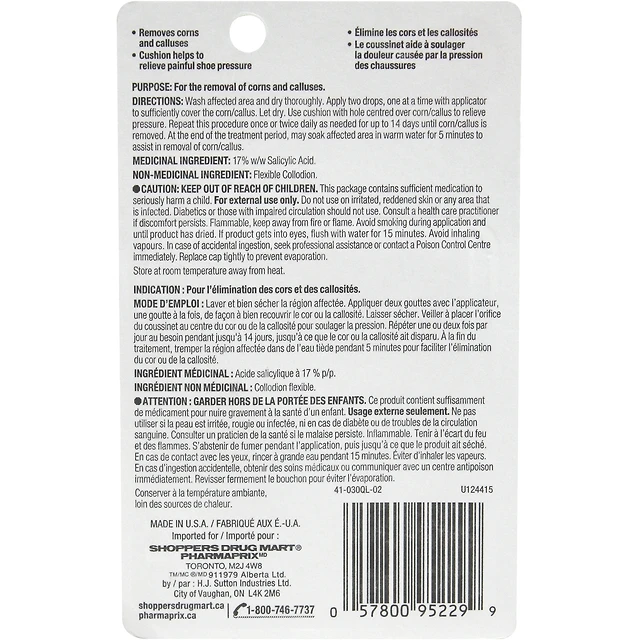 Life Brand Liquid Corn Callus Remover With 17% w/w Salicylic