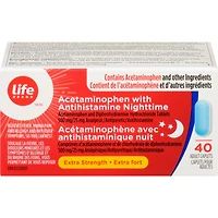LB Acétaminophène avec antihistaminique nuit