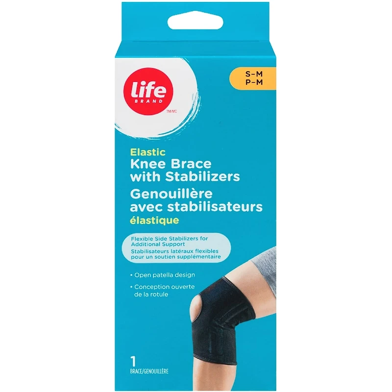 Genouillère avec stabilisateurs élastique P-M