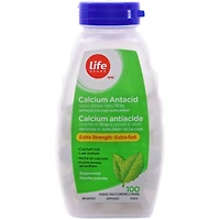 Extra fort calcium antiacide menthe poivree