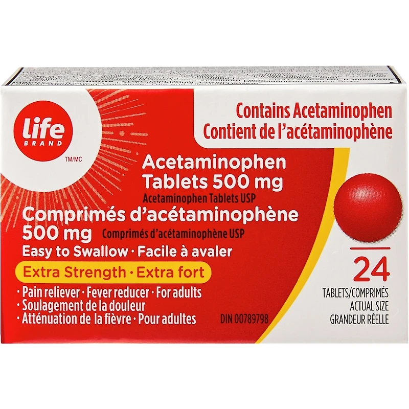 LB Acetaminophen Tab 500 mg USP