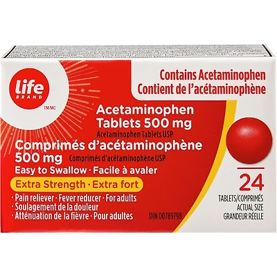 LB Acetaminophen Tab 500 mg USP