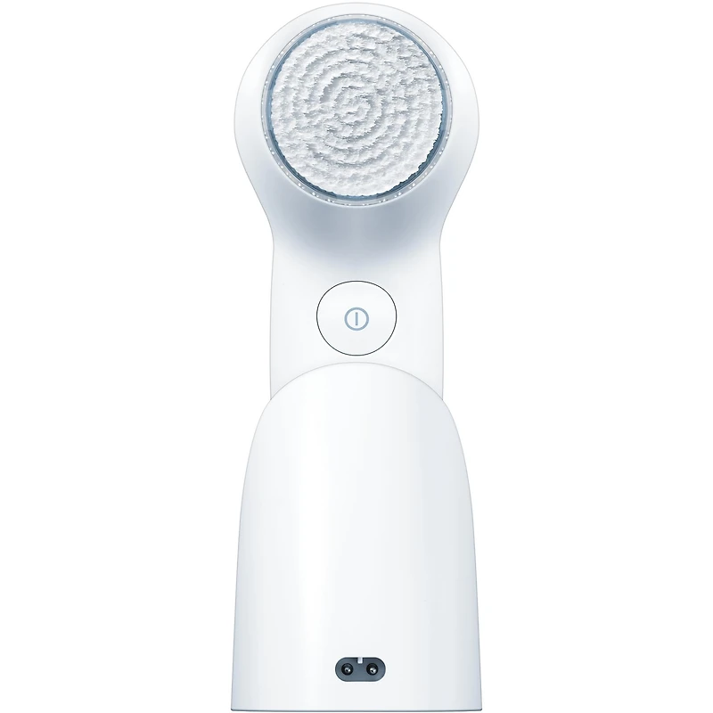 Brosse pour le visage avec lumiere DEL bleue