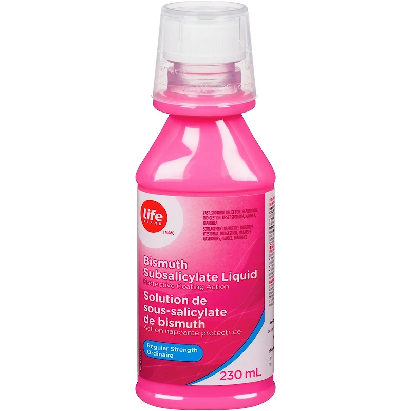 Solution de sous-salicylate de bismuth, Action nappante protectrice, ordinaire