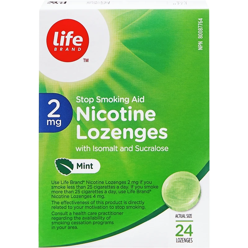 Pastilles à la nicotine 2 mg