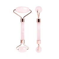 Rouleau en quartz rose pour le visage