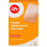 Pansements en plastique impermeables