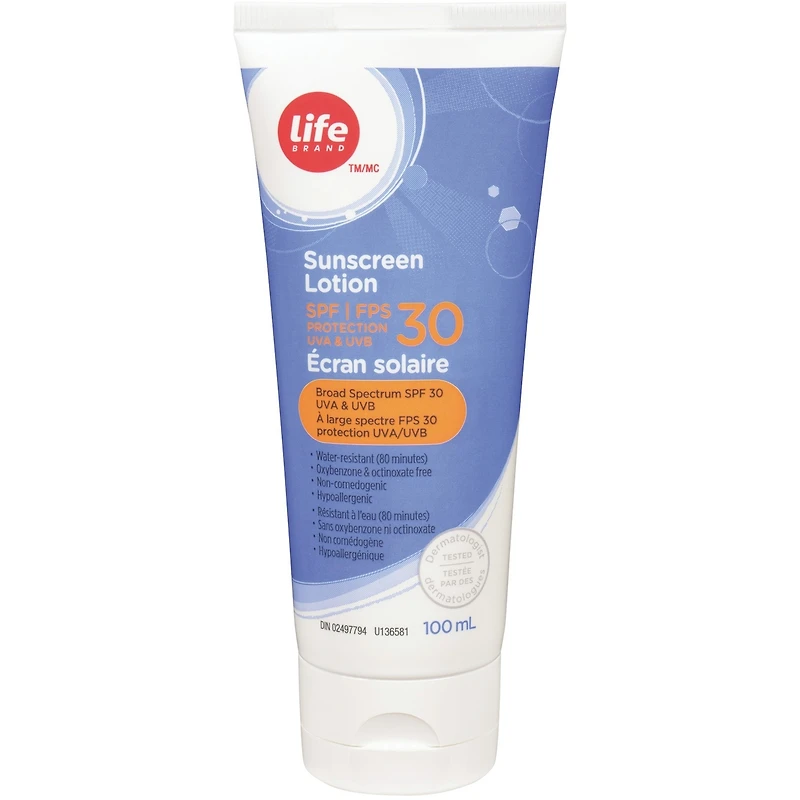 lotion écran solaire FPS50+