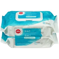 3in1 Facial Cleansing Wipes  with Cucumber Extract