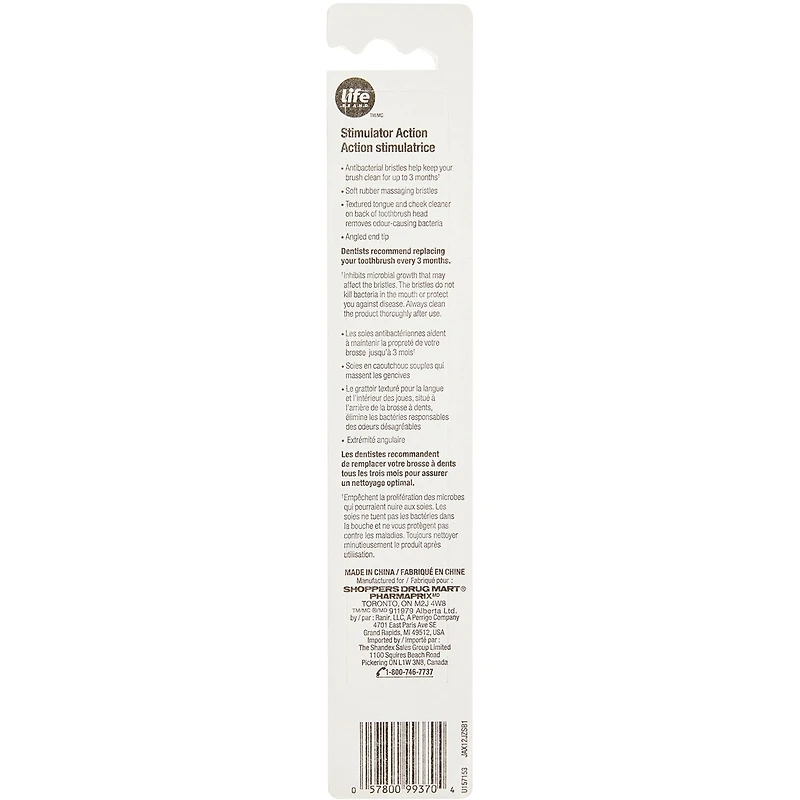 Stimulator Action Toothbrush