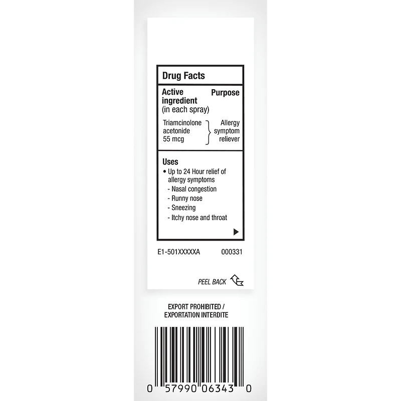 Nasacort Allergy 24hr 120 sprays