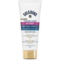 Gold Bond Age Renew Retinol Overnight Body & Face Lotion, 198g Tube, Visibly Tightens & Firms Skin, Hydrates & Moisturizes Face & Body, Formulated with Retinol and Peptide Complex