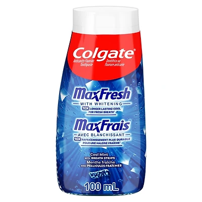 Dentifrice gel liquide MaxFrais, menthe fraîche