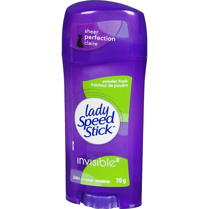 Invisible Antiperspirant Deodorant Solid, Powder Fresh