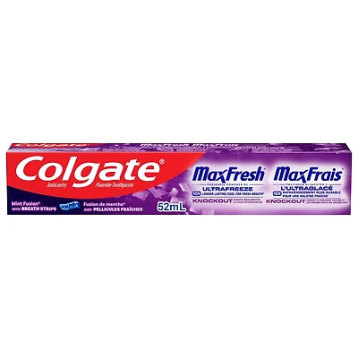 MaxFresh Knockout Mint Toothpaste, Travel Size