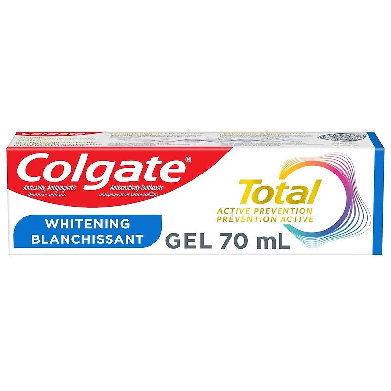 Total Prevention Active Gel Dentifrice Blanchissant