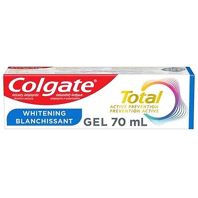 Total Prevention Active Gel Dentifrice Blanchissant