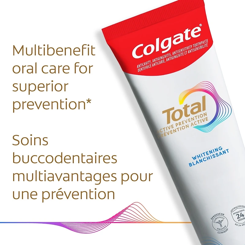 Total Prevention Active Gel Dentifrice Blanchissant