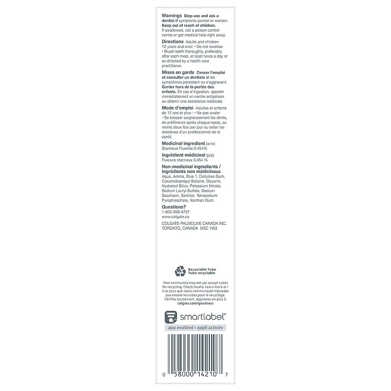 Total Prevention Active Gel Dentifrice Blanchissant, Menthe