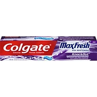 Dentifrice Colgate MaxFrais Knockout avec minipellicules fraîches, Fusion de menthe  150 mL