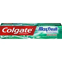 Colgate Max Fresh Toothpaste with Mini Breath Strips, Clean Mint  150mL